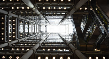 Lloyd's building Underwriting Room atrium